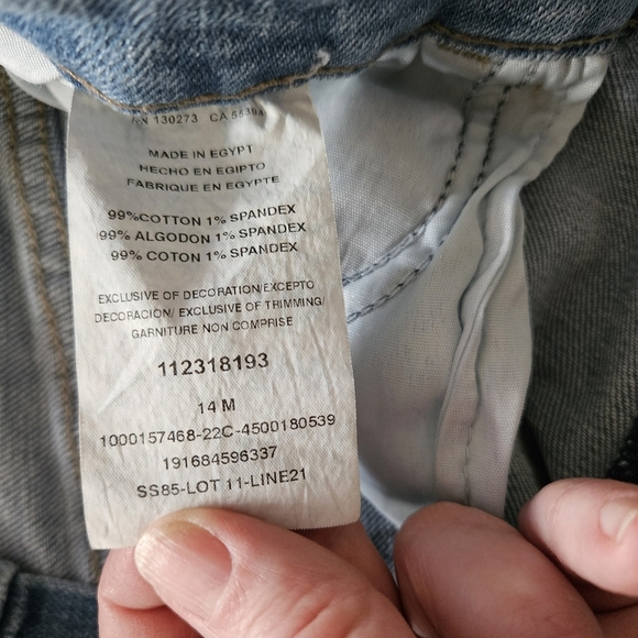 LEE Women's Blue Denim Shorts Size 14 - Picture 4 of 8